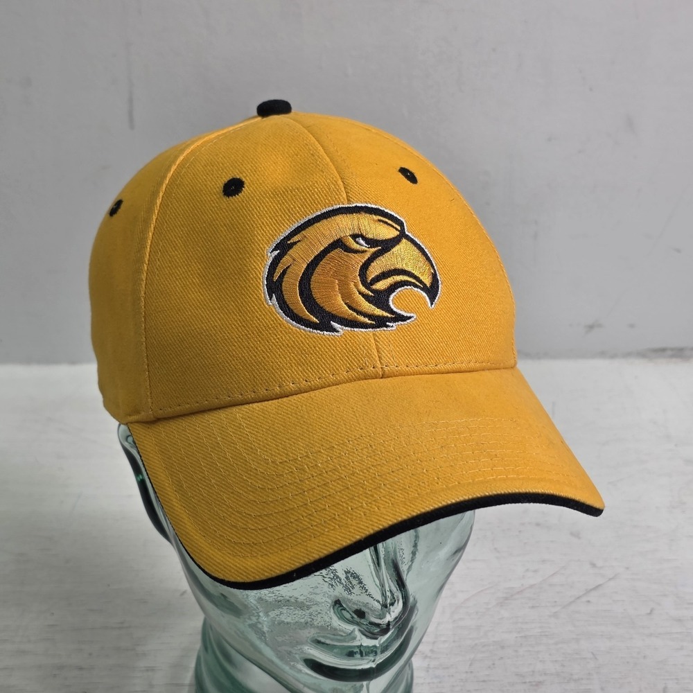NCAA Southern Miss Golden Eagles Strapback Hat USM Signature Mens Yellow O/S Cap